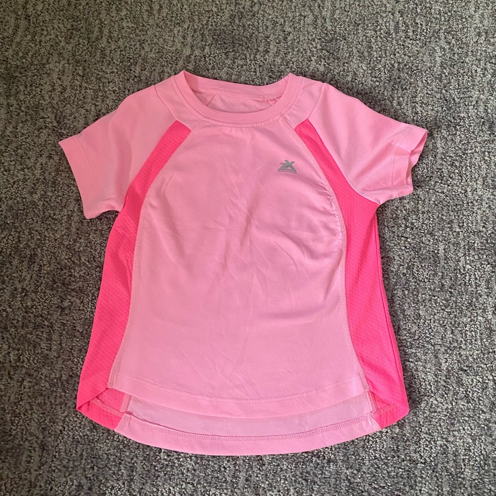 Light Pink and Bright Pink ZeroXposur Tee